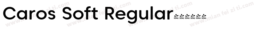 Caros Soft Regular字体转换